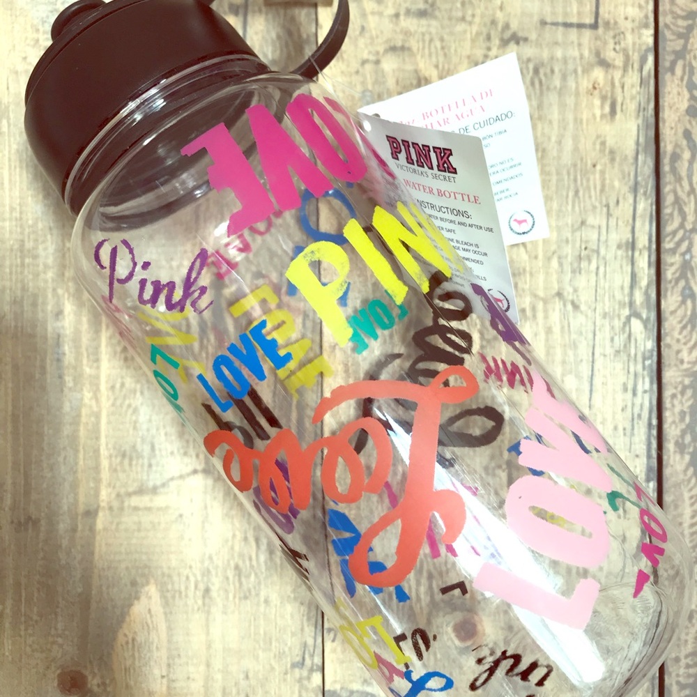 Brand New Love Pink water bottle